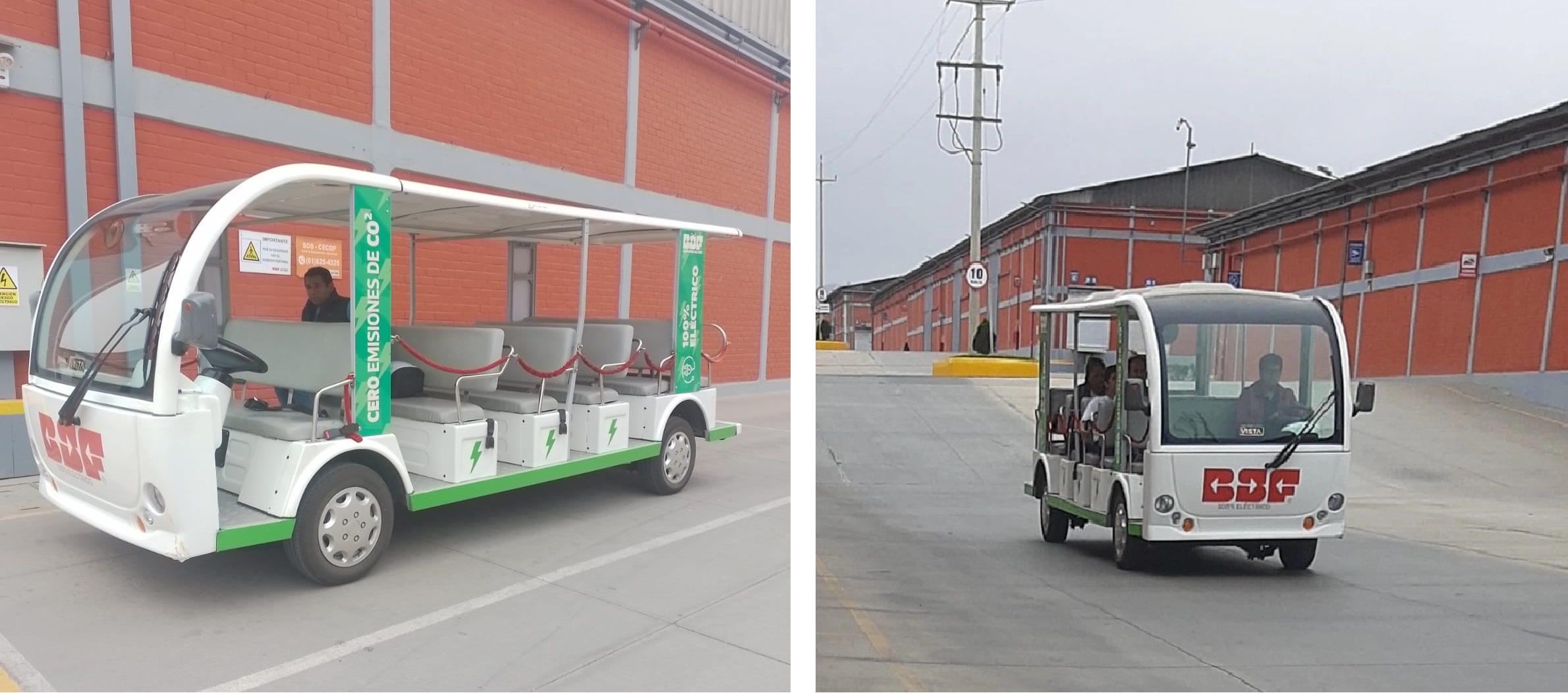 Bus eléctrico en instalaciones BSF